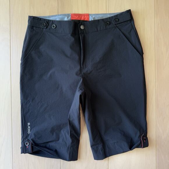Black Sheep Cycling Shorts Medium Black Relaxed Lightweight Sportswear - Picture 2 of 7